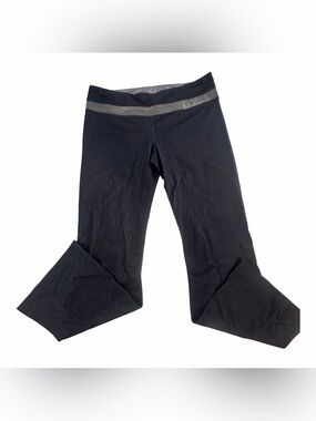 lululemon athletica Black and White Heathered Leggings (Size 12 Tall)